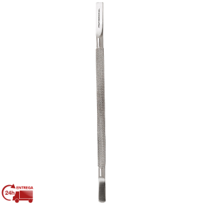 EMPURRA CUTÍCULAS DUPLO AÇO INOX 12,5 CM