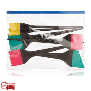 CONJUNTO DE 6 TRINCHAS DE SILICONE COLORIDAS