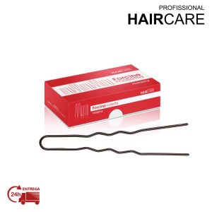 GANCHOS INVISÍVEIS ONDULADOS PRETOS 5 CM CX 250 GR