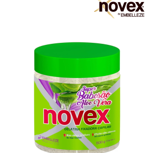 Novex  Gelatina Fixadora Super Aloe Vera 500g