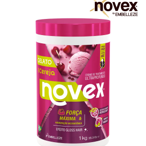 NOVEX MASCARA GELATO CEREJA (EFEITO GLOSS) 1KG