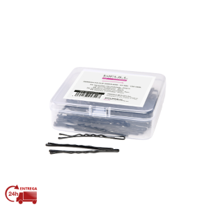 GANCHO ONDULADO PRETO 6 CM 150 UNID.