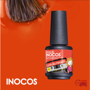VERNIZ GEL INOCOS, UMA DA MANHÃ, 15ML