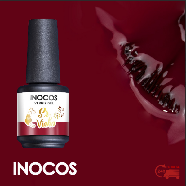 VERNIZ GEL INOCOS SENHOR VINHO, 15ML
