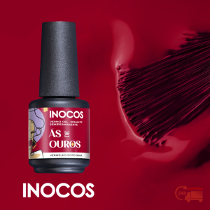VERNIZ GEL INOCOS QH5 AS DE OUROS, 15ML
