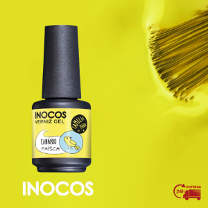 VERNIZ GEL INOCOS CANÁRIO FAÍSCA, 15ML