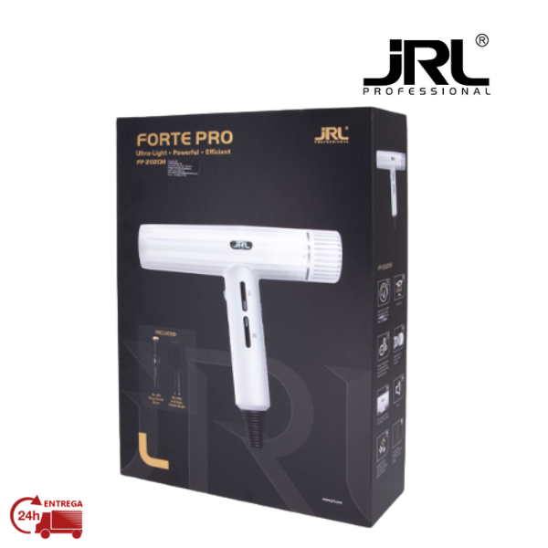 PACK JRL · SECADOR FORTE PRO BRANCO + PACK DE ESCOVAS CERAMIC