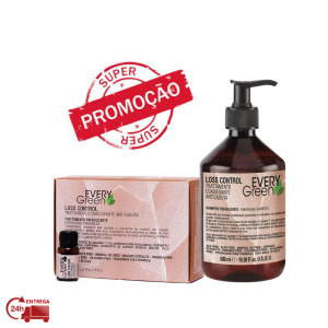 EVERYGREEN PACK ANTI-QUEDA AMPOLAS + SHAMPOO 500 ML