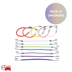 HYSOKI ELASTICOS COM GANCHOS COLORIDOS