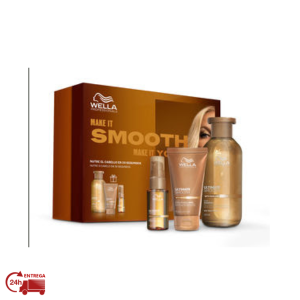Wella Kit Natal Professionals Ultimate Smooth Shampoo 250 ml + Máscara 75 ml + Óleo capilar 30 ml
