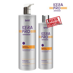 BMT KERAPRO KIT SHAMPOO PRE ALISAMENTO 1000 ML+(300ML OFERTA)